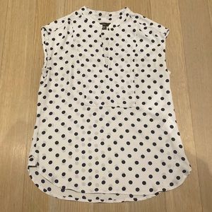 JCrew Polka Dot Top